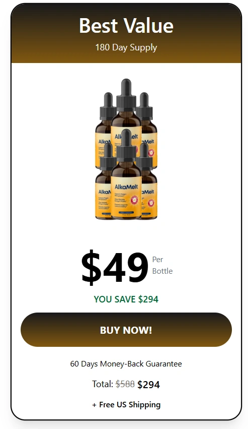 AlkaMelt 6 Bottle Price